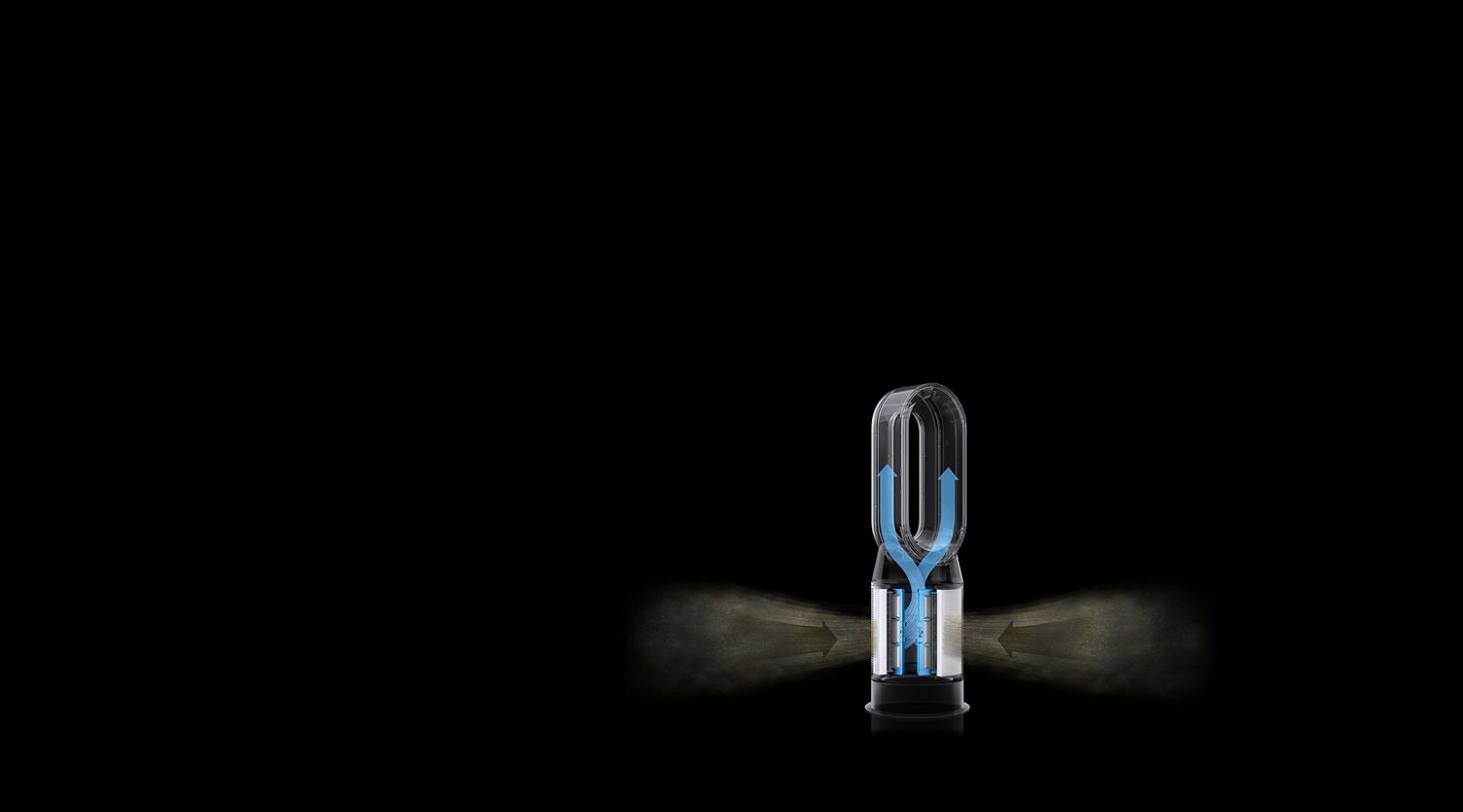 Diagrama seccionado de un purificador Dyson Diagrama seccionado de un purificador Dyson